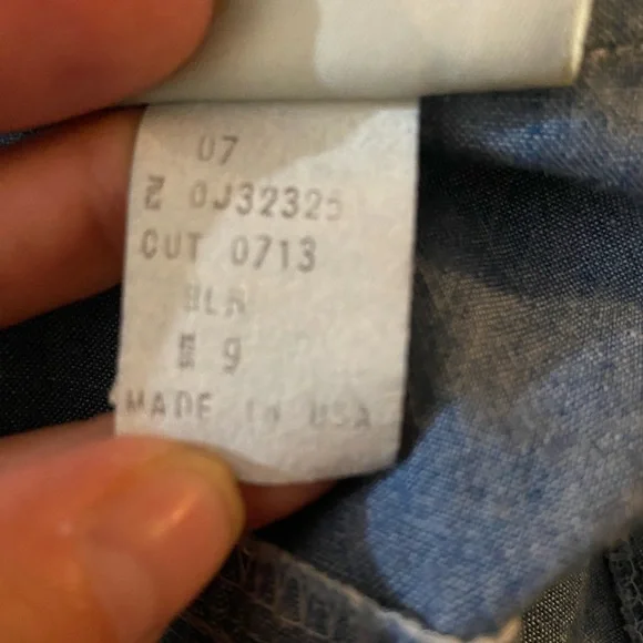 Vintage blue chambray jumpsuit - Picture 10 of 11